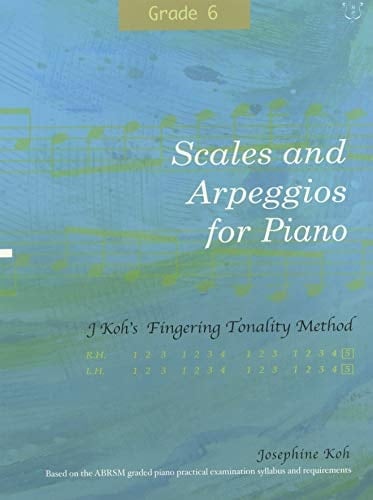 Josephine Koh: Scales and Arpeggios for Piano - Fingering Method (Grade 6)