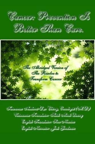 Cancer: Prevention Is Better Than Cure