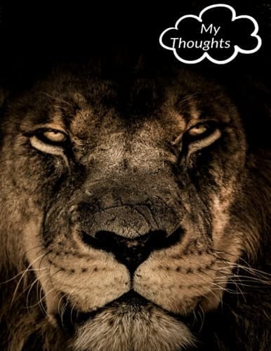 My Thoughts: 8.5 X 11 in, half - pages wide ruled, 120 sheets