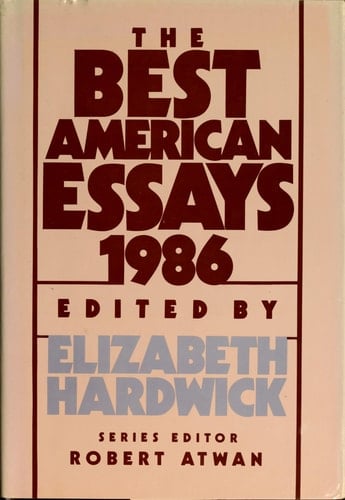 The Best American Essays 1986