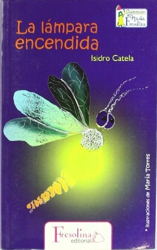 La lámpara encendida