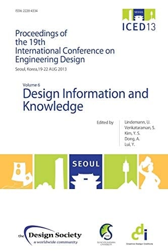 Proceedings of Iced13 Volume 6 Design Information and Knowledge