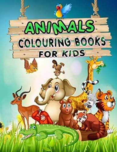 Animal Colouring Book for Kids Unique Animals Colouring Pages for Kids All Ages and Toddlers, Preschoolers, Boys and Girls Colouring
