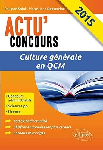 Culture générale 2015 en QCM