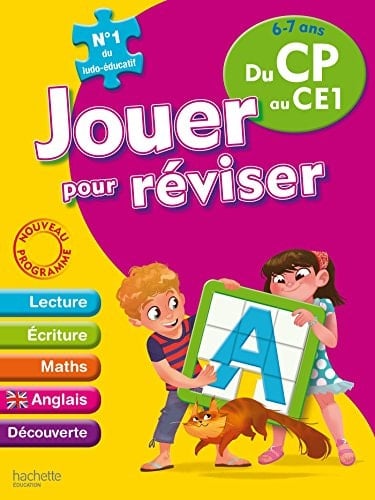 Jouer pour réviser du CP au CE1, 6-7 ans Avec un crayon-gomme