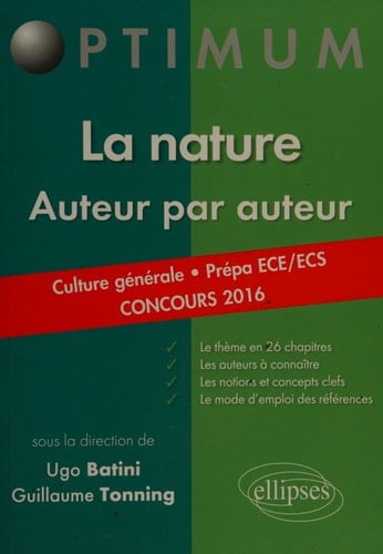 La nature auteur par auteur