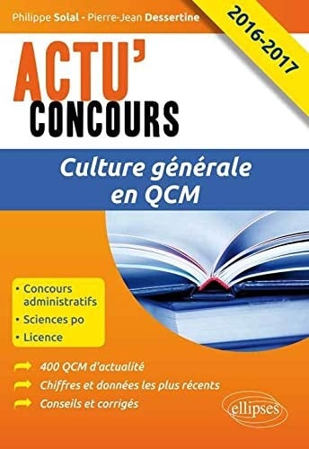 Culture générale 2016-2017 en QCM