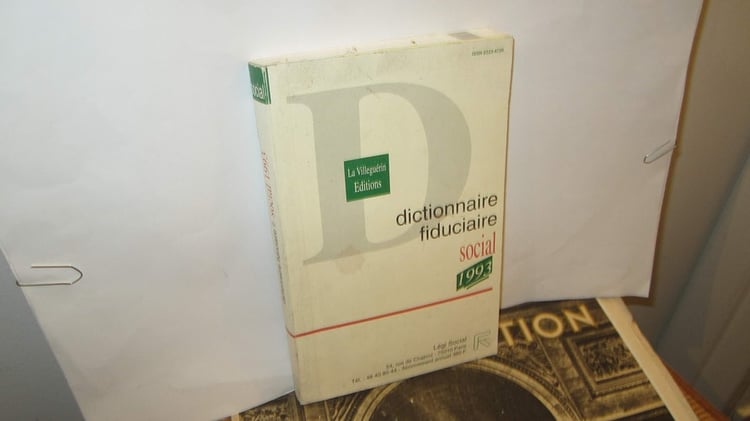 Dictionnaire fiduciaire social 1993