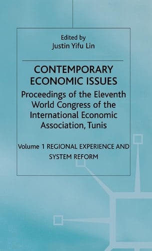 Contemporary Economic Issues Regional Experience and System Reform