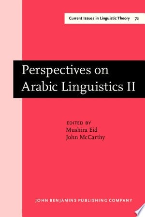 Perspectives on Arabic Linguistics II Papers from the Second Annual Symposium on Arabic Linguistics