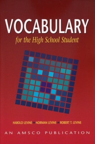 Vocabulary for the High School Student