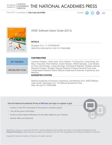 WISE Software Users Guide