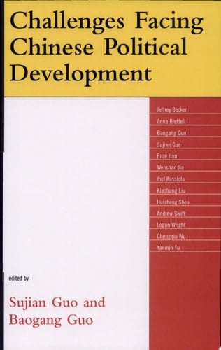 Challenges Facing Chinese Political Development