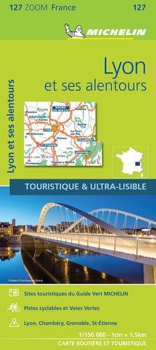 France ZOOM Map 127 : Lyon et ses alentours (French Edition)