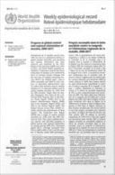 Weekly Epidemiological Record Vol. 89 No 35 2014