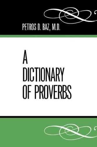 A Dictionary of Proverbs