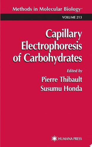 Capillary Electrophoresis of Carbohydrates