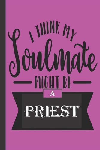 I Think My Soulmate Might Be a Vegan Funny Motivational Quote Gift Notebook- Small Lined Purple Blank Diary Journal to Write In