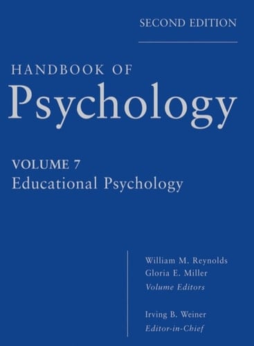 Handbook of Psychology, Educational Psychology