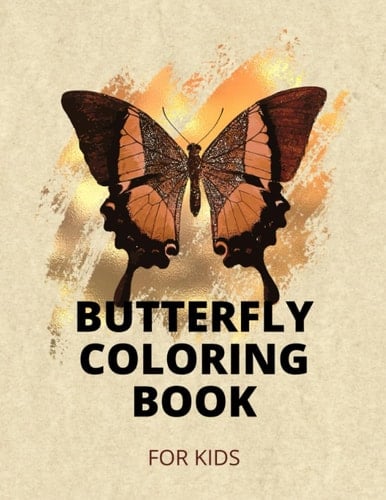 Butterfly coloring book for kids: Butterfly coloring book for kids book
