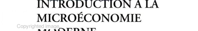 Introduction a la Microeconomie Moderne Guide de l'Etudiant et Graphibloc