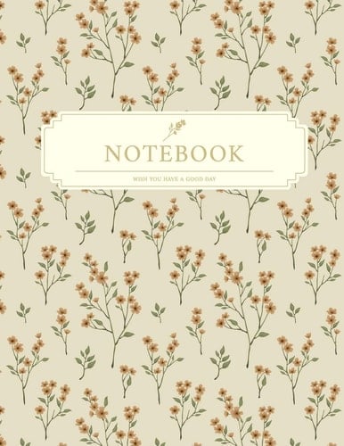 Notebook 100 Lined Journal Pages | Diary | 8. 5 X 11 Large Composition Notebook Matte Finish Paperback