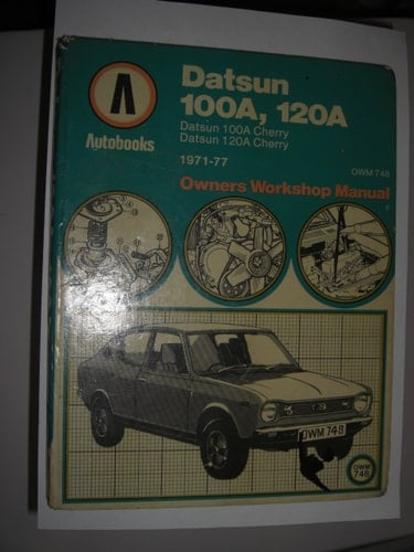 Datsun 100A, 120A 1971-77 Autobook Datsun 100A Cherry 1971-77, Datsun 120A Cherry 1973-77
