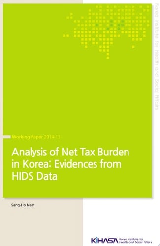 Analysis of Net Tax Burden in Korea Evidences from HIDS Data