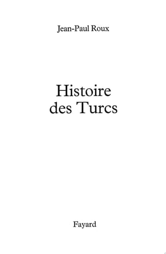 Histoire des Turcs
