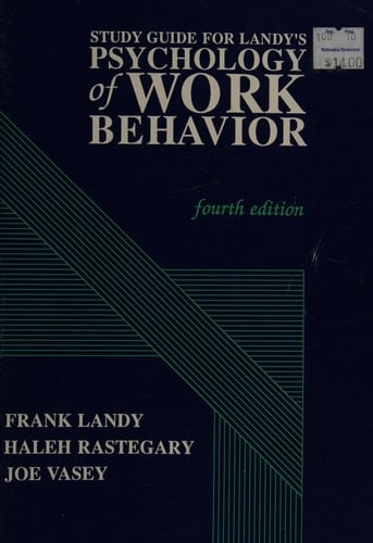 The Psychology of Work Behavior Student Workbook