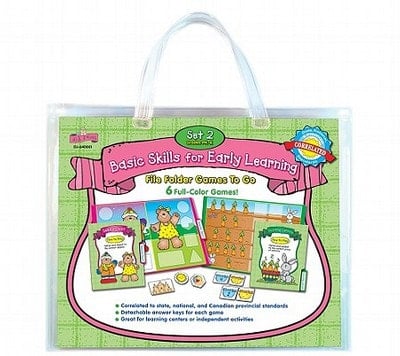Basic Skills for Early Learning Set 2 File Folder Games to Go