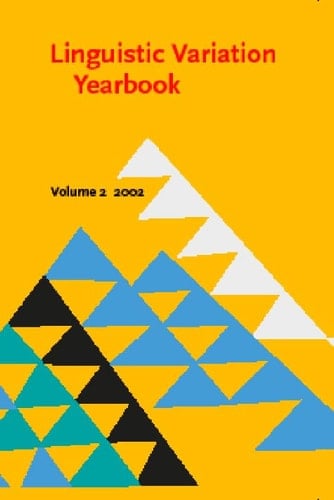 Linguistic Variation Yearbook 2002