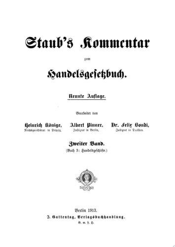 (Buch 3: Handelsgeschäfte.)