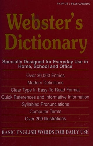 WEBSTER'S DICTIONARY
