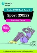 Pearson REVISE BTEC Tech Award Sport Revision Guide Print