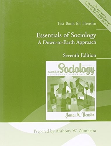 Sociology ,A Down-to-earth Approach, Core Concepts 2008 publication