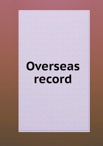 Overseas record