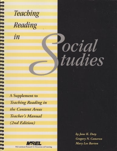 Teaching Reading in Social Studies A Supplement to Teaching Reading in the Content Areas Teacher's Manual (2nd Ed.)