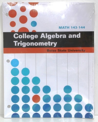 College Algebra and Trigonometry Math 143 144 Boise State University Student Workbook With Aleks For Math Online Access Code by Mc Graw Hill (2013-08-01)