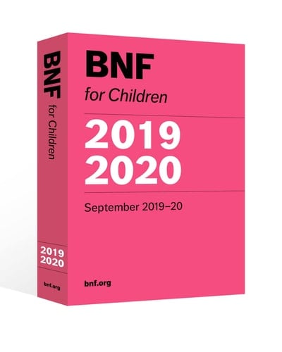 BNF for Children 2019-2020 September 2019-20