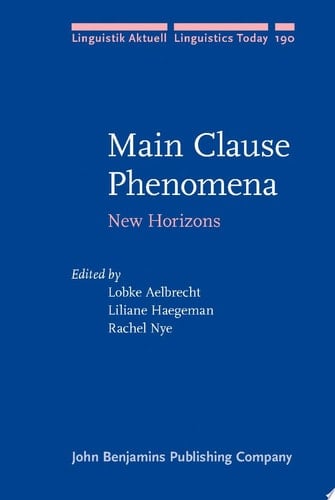 Main Clause Phenomena New Horizons