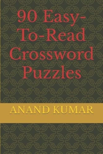 90 Easy-To-Read Crossword Puzzles