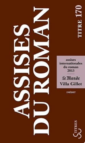 Assises du roman 2013