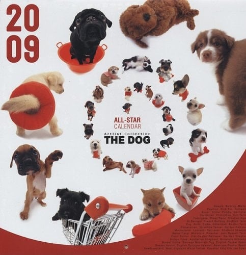 2009 THE DOG ALL-STAR 2009 ARTLIST Square Wall Calendar