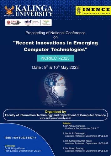Proceeding of National Conference On Recent Innovations in Emerging Computer Technologies (NCRIECT-2023)