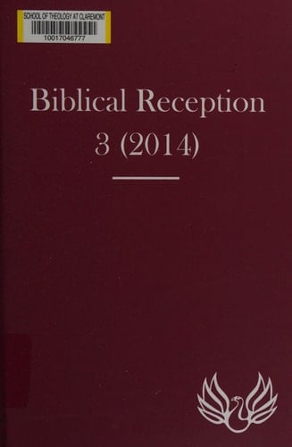 Biblical Reception 1 (2012)
