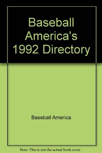 Baseball America's Directory, 1992