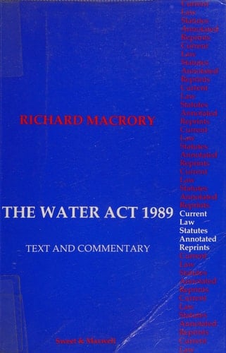 Water Act 1989