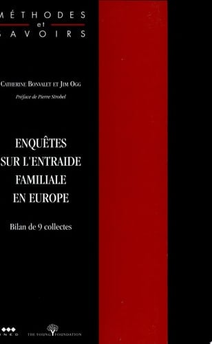 Enquêtes sur l'entraide familiale en Europe bilan de 9 collectes