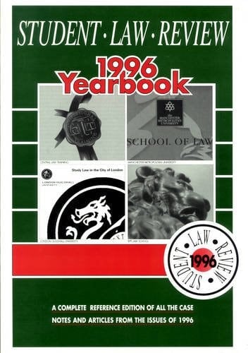 Student Law Review, 1996 Yearbook